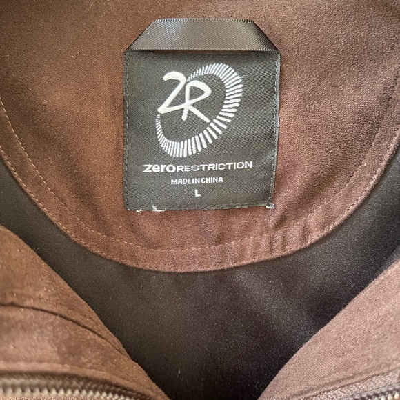 Zero Restriction Men’s Microsuede Golf Jacket Size Large - Picture 4 of 7